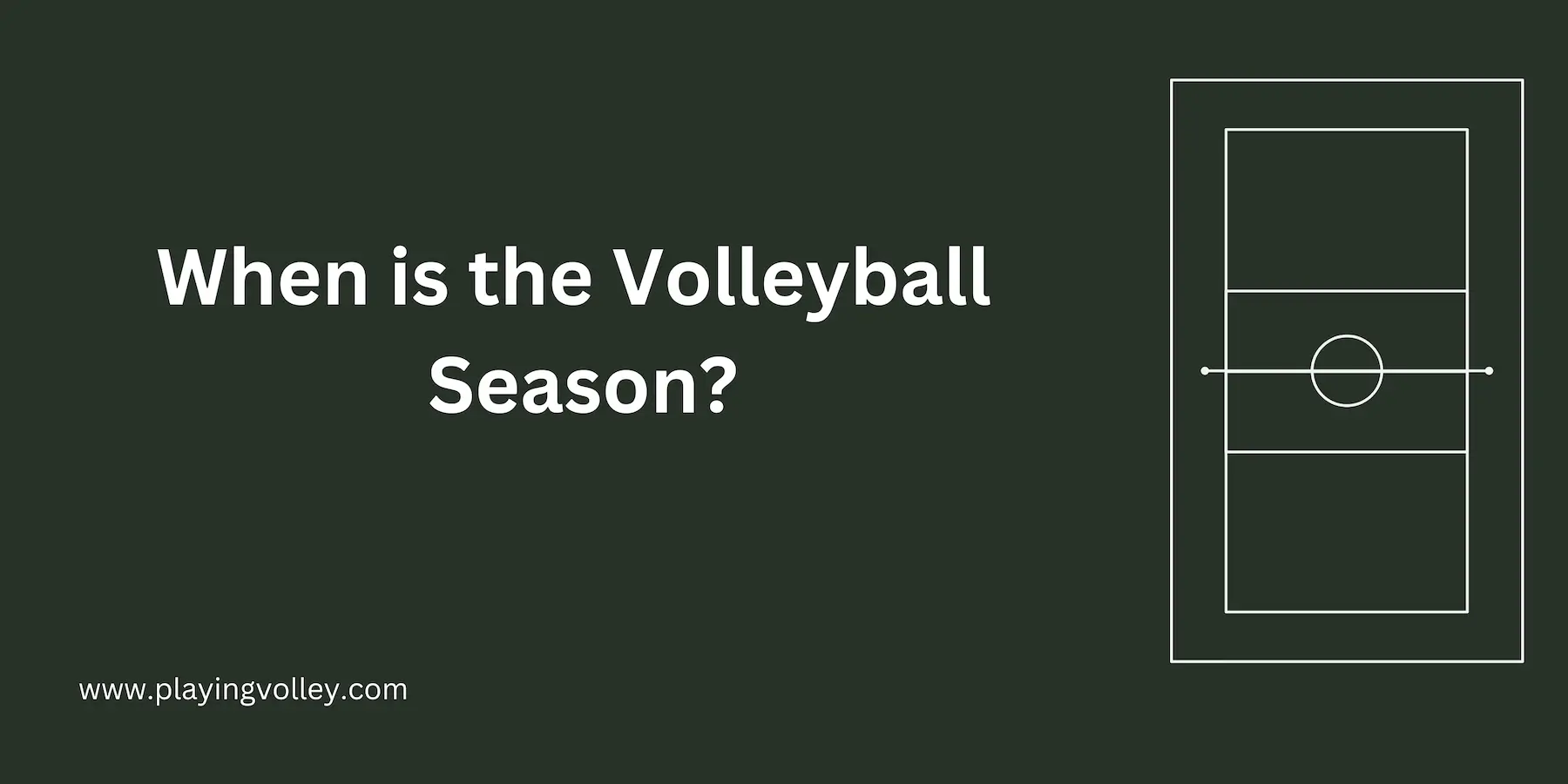 When is the volleyball season banner