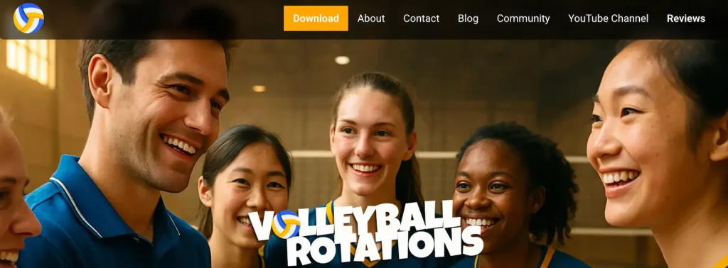Volleyball rotations app - volleyball analytics